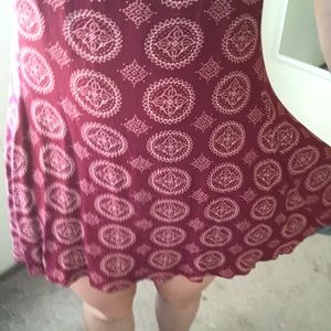 Brandy Melville perfect dress red medallion
